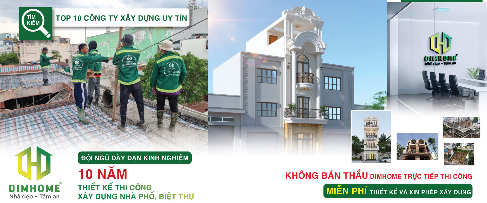 Banner xây dựng Dimhome