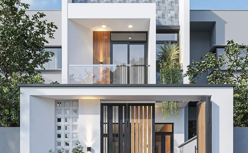 Mẫu thiết kế nhà 1 trệt 1 lửng nhà chị Huệ Huyện Hóc Môn