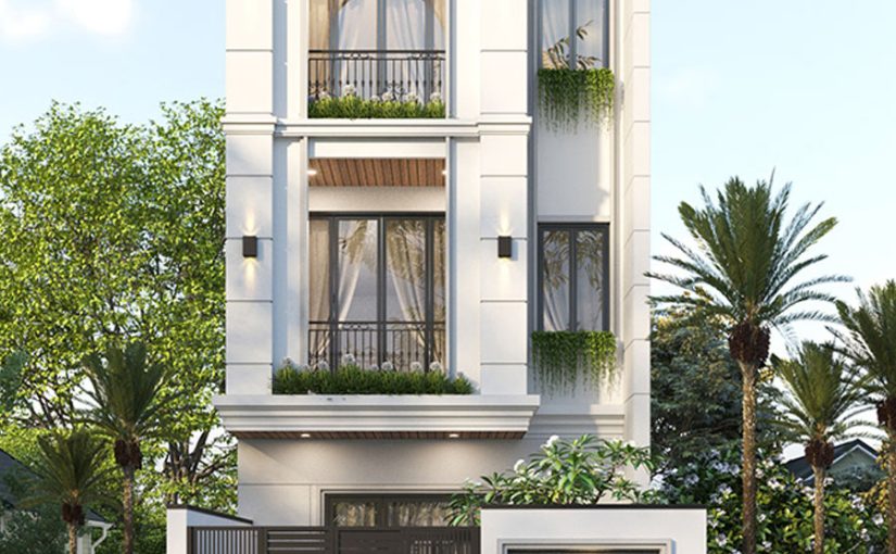 Mẫu thiết kế nhà phố 3 tầng sân thượng nhà anh Dương Quận Tân Bình