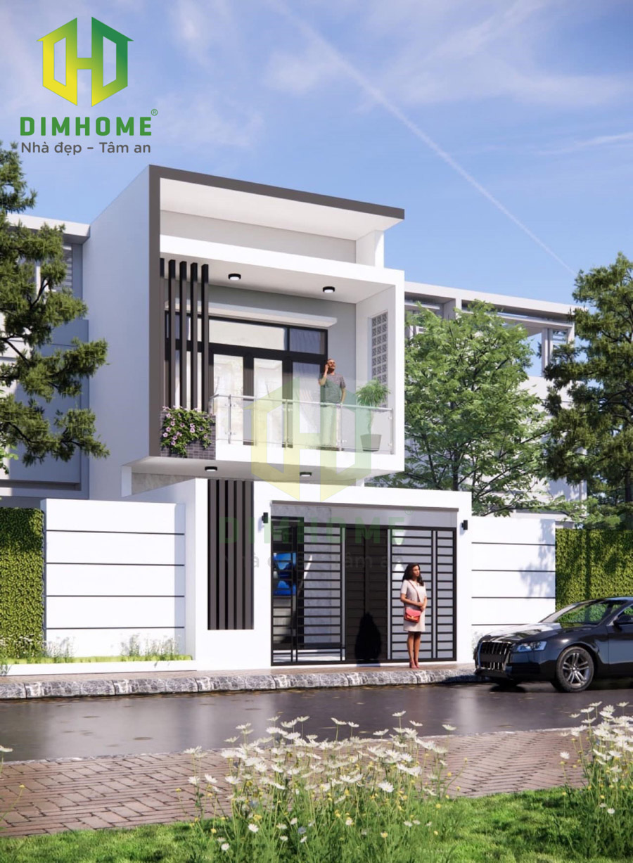 Mẫu nhà phố 2 tầng nhà anh Phong ở Quận Bình Tân