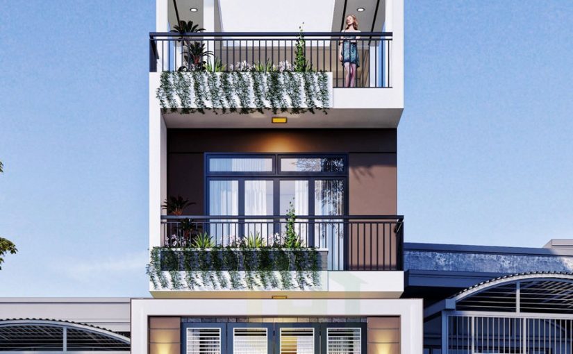 Mẫu thiết kế nhà phố 3 tầng 5,8x19m nhà anh Vinh ở Quận 12