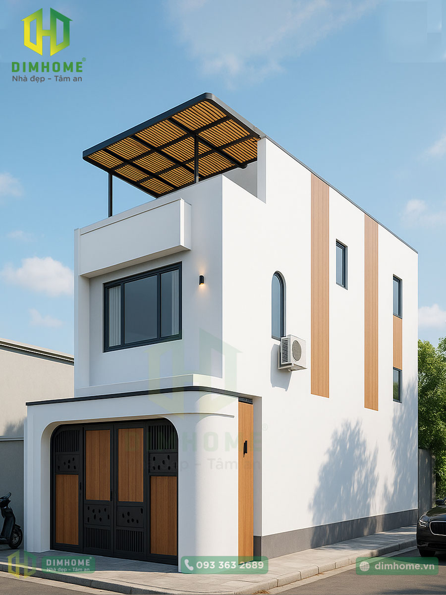Mẫu thiết kế nhà phố 3 tầng 5,3x18,8m nhà cô Oanh ở Thủ Đức