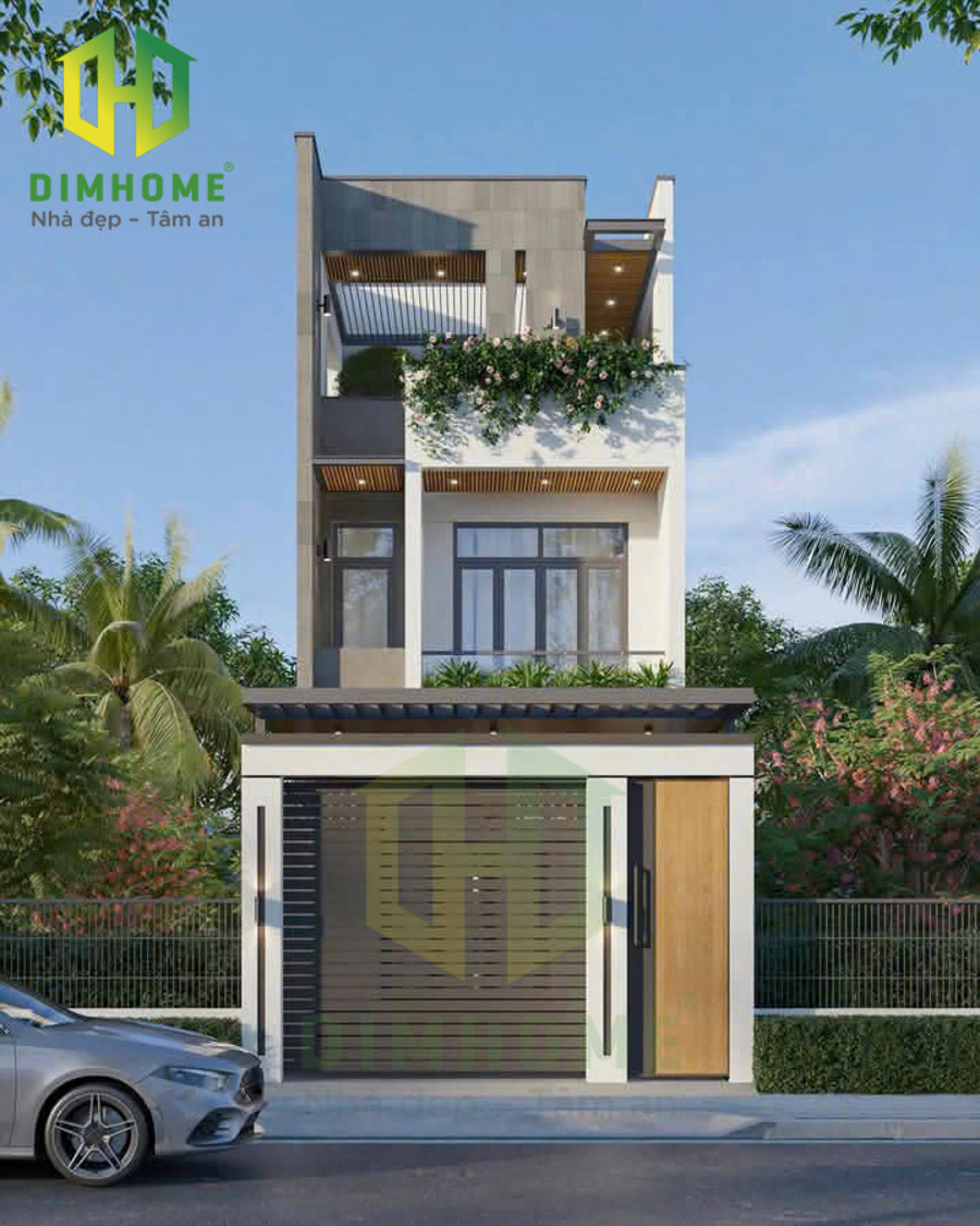 Mẫu thiết kế nhà phố 3 tầng đẹp