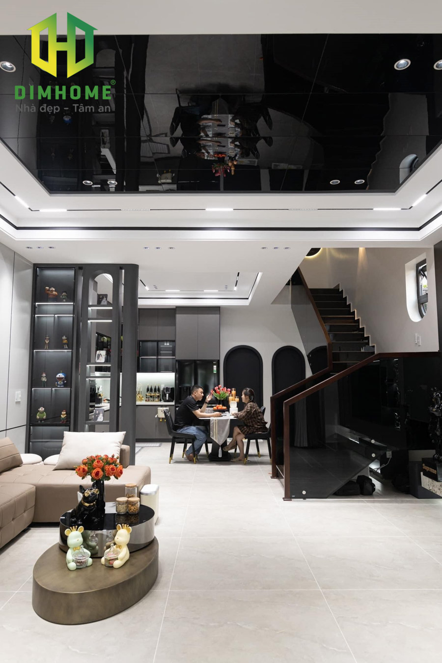 Bàn giao nhà phố 1 trệt 1 lùa tum sân thượng 5x17.5m nhà chị Thuỷ ở Tân Phú
