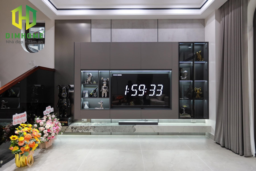 Bàn giao nhà phố 1 trệt 1 lùa tum sân thượng 5x17.5m nhà chị Thuỷ ở Tân Phú