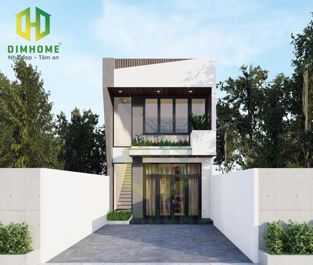 Mẫu nhà gác lửng 5x14m nhà anh bình ở Quận 12