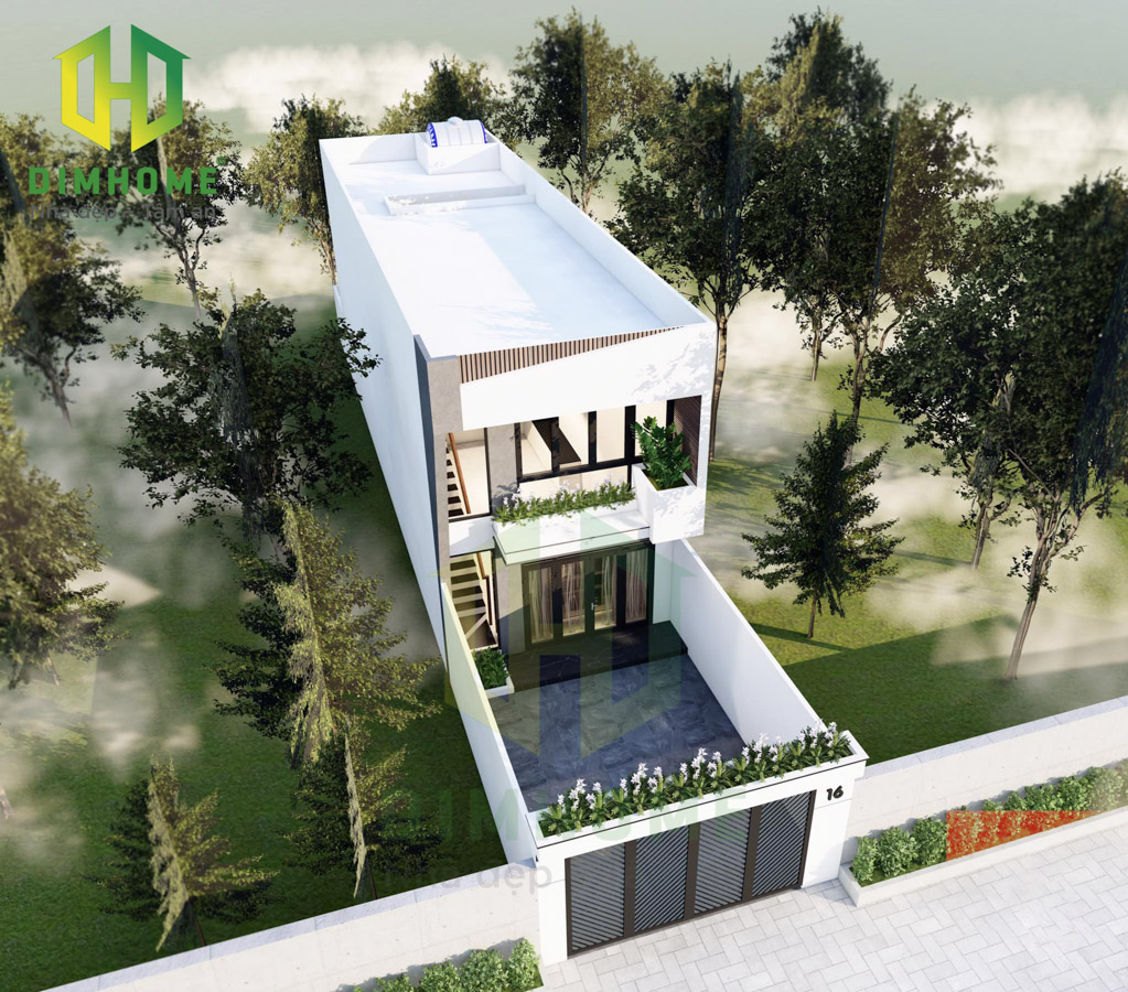 Mẫu nhà gác lửng 5x14m nhà anh bình ở Quận 12